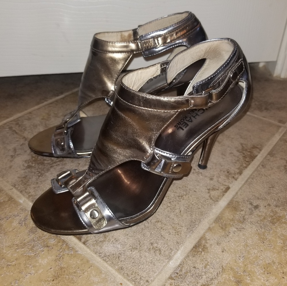 MK Two Toned Heels Sandals 7